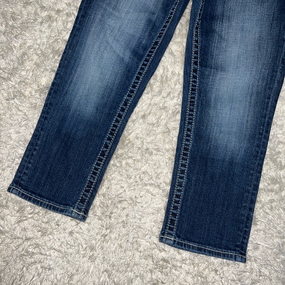 Women’s Vigoss Heritage Fit stitched denim capri size 4 length 21 - Picture 3 of 12